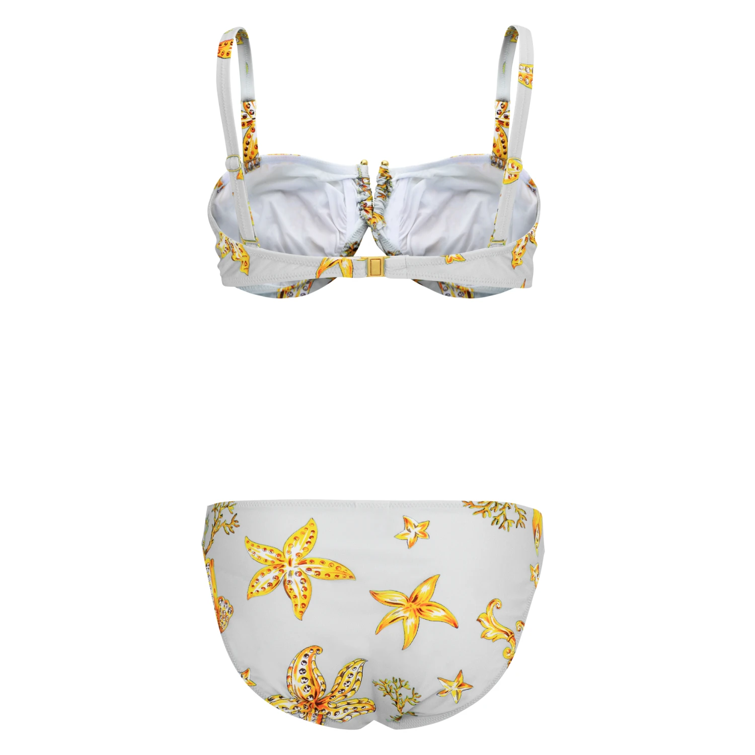 Golden Seashell Bandeau-Bikini 4 Golden Seashell Bandeau-Bikini – Bild 2