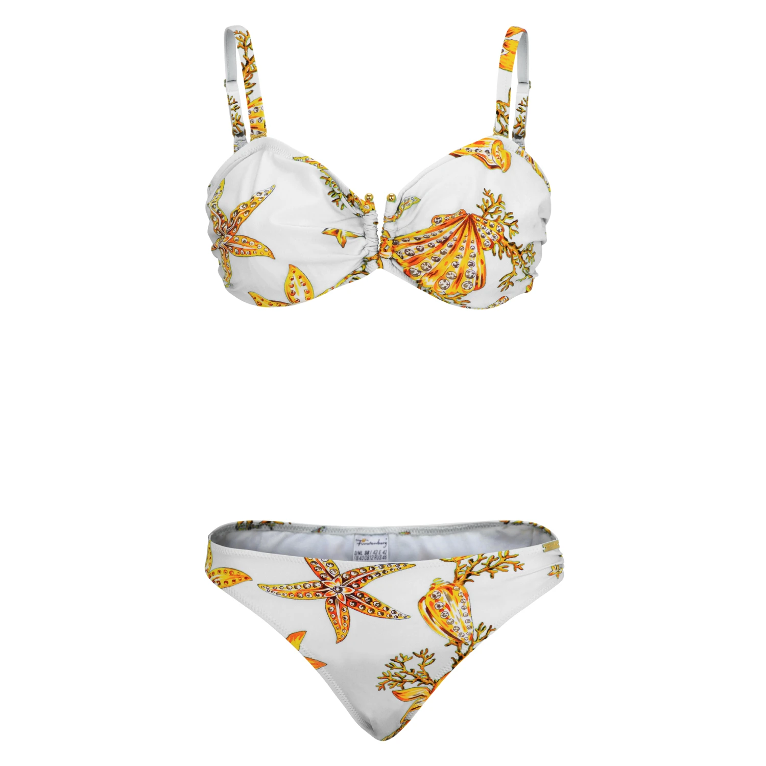 Golden Seashell Bandeau-Bikini 3 Golden Seashell Bandeau-Bikini