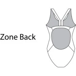 Maru Damen Badeanzug New York Purple/lime Zone Back -Schwimmbekleidungs Geschäft 242 02