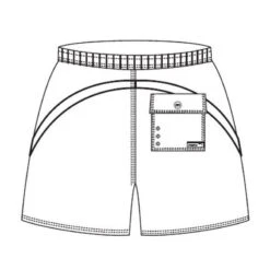 Maru Herren Badeshort HARLEY 19" Granite -Schwimmbekleidungs Geschäft 738 02