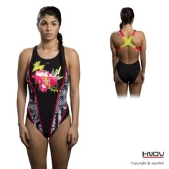 Aquafeel Damen Badeanzug PHOTO X-treme Back