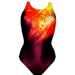 Chilliez Badeanzug DRAGON Red Schwimmtraining