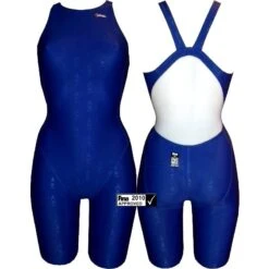 Chilliez Wettkampf Schwimmanzug Kneeskin Sharkskin Blau