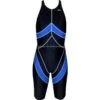 Chilliez Wettkampf Schwimmanzug Kneeskin Sharkskin Schwarz-blau -Schwimmbekleidungs Geschäft Chilliez Wettkampf Schwimmanzug Kneeskin Sharkskin blau 542 01