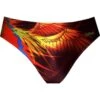 Chilliez Kurze Badehose EAGLE Brown -Schwimmbekleidungs Geschäft Chilliez kurze Badehose EAGLE brown 291 01