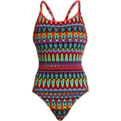 Funkita Damen Badeanzug Fire Tribe Diamond Back
