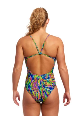 Funkita Damen Badeanzug Spin The Bottle Single Strap -Schwimmbekleidungs Geschäft Funkita Damen Badeanzug Jungle Town Single Strap 857 03