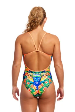 Funkita Damen Badeanzug Jungle Town Single Strap -Schwimmbekleidungs Geschäft Funkita Damen Badeanzug Sea Stars Single Strap 856 03