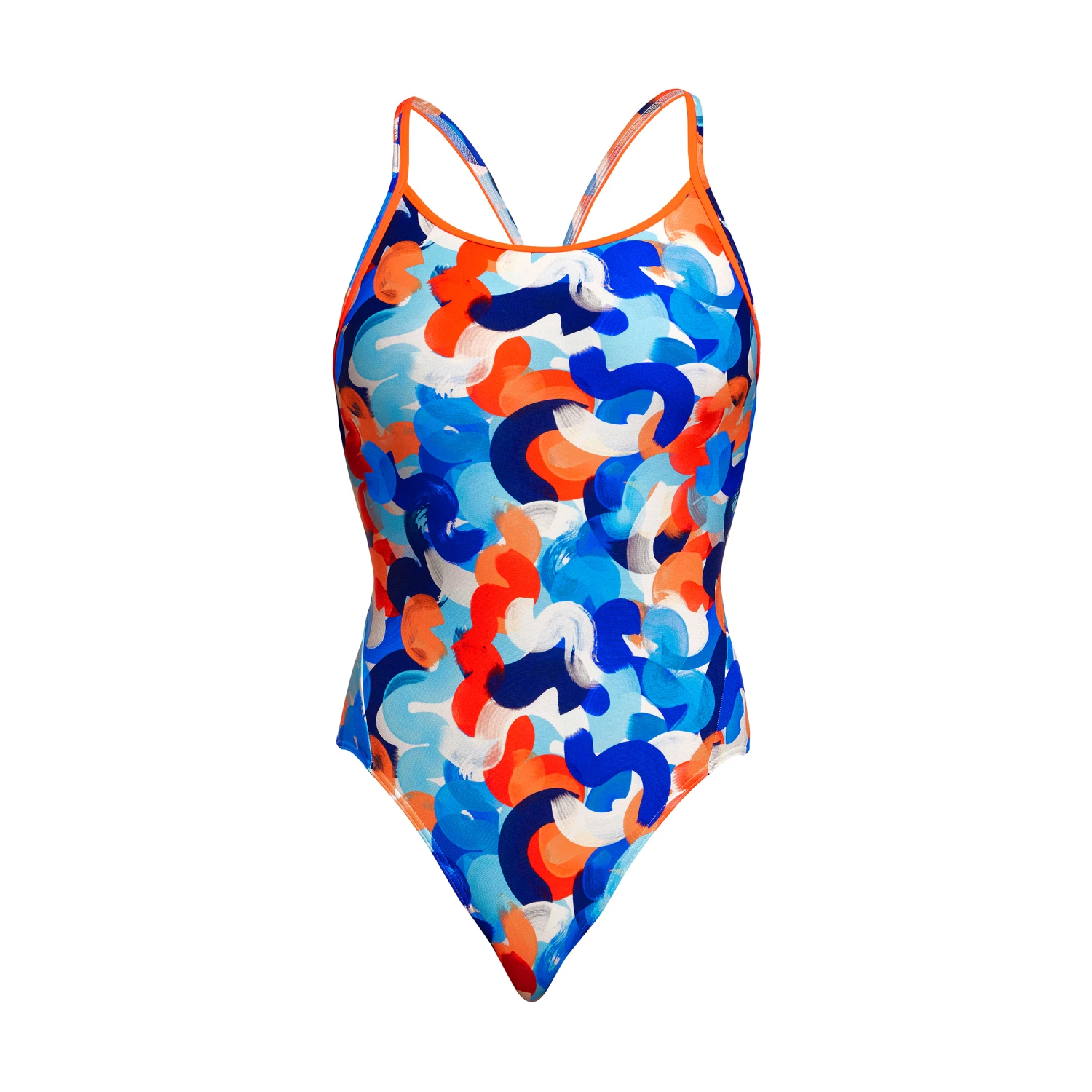 Funkita Damen Badeanzug Wet Paint Diamond Back 3 Funkita Damen Badeanzug Wet Paint Diamond Back