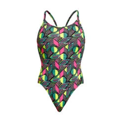 Funkita Damen Badeanzug Dot Matrix Diamond Back