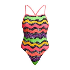 Funkita Damen Badeanzug Worm Burner Tie Me Tight