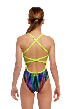 Funkita Mädchen Badeanzug Rain Down Strapped In -Schwimmbekleidungs Geschäft Funkita Mdchen Badeanzug Speed Cheat Strapped In 847 03