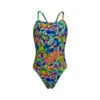 Funkita Mädchen Badeanzug Spin The Bottle Single Strap