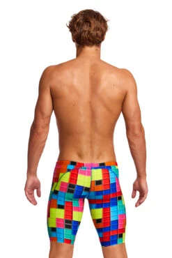 Funky Trunks Jammer Herren Blocked Badehose -Schwimmbekleidungs Geschäft Funky Trunks Jammer Herren Rain Down Badehose 874 03