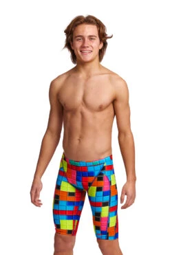 Schwimmbekleidungs Geschäft -Schwimmbekleidungs Geschäft Funky Trunks Jammer Jungen Blocked Badehose 864 02