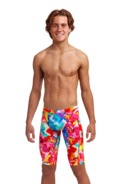 Funky Trunks Jammer Jungen Messy Monet Badehose -Schwimmbekleidungs Geschäft Funky Trunks Jammer Jungen Roller Paint Badehose 825 03