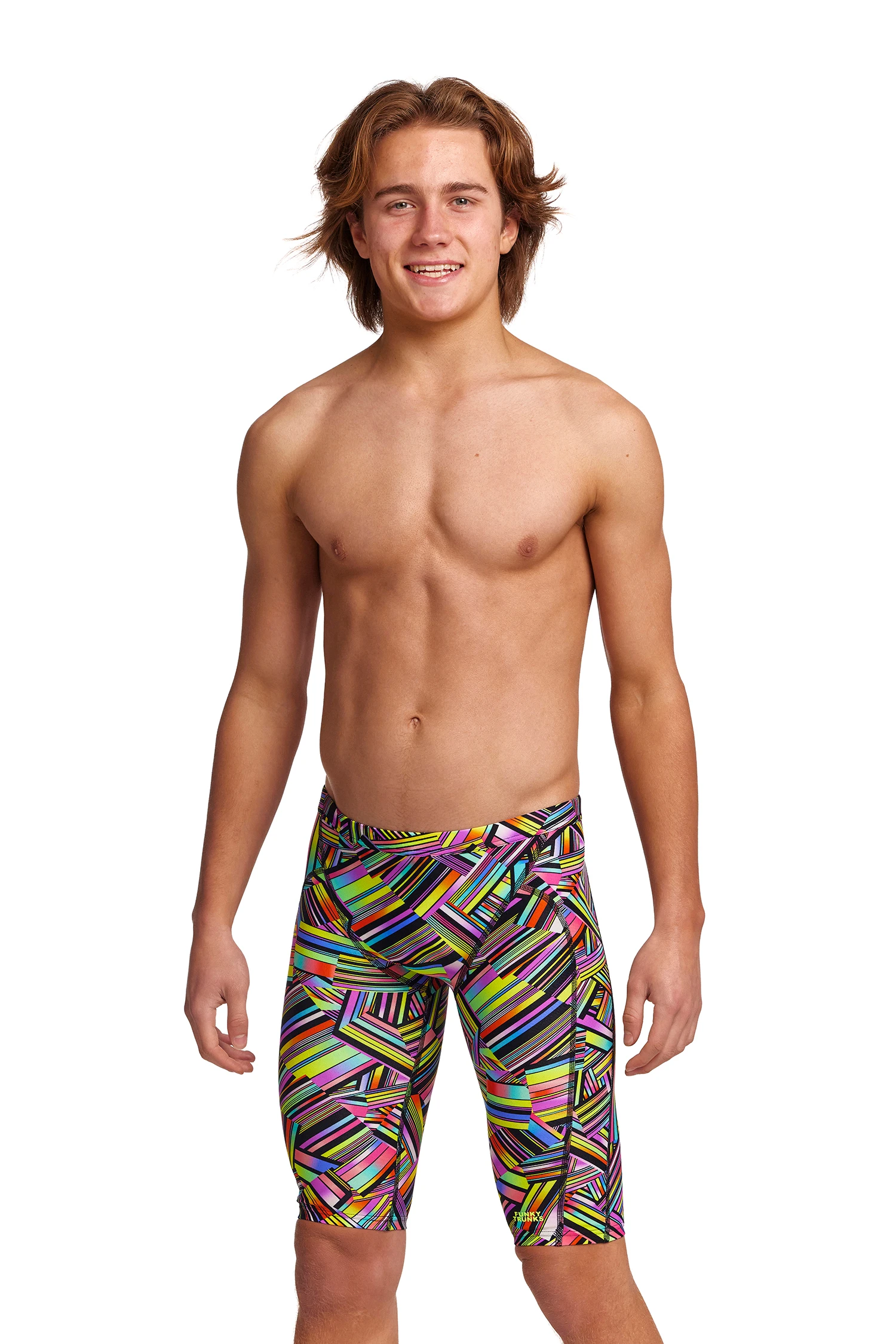 Funky Trunks Jammer Jungen Strip Straps Badehose 4 Funky Trunks Jammer Jungen Strip Straps Badehose – Bild 2