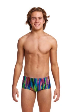 Schwimmbekleidungs Geschäft -Schwimmbekleidungs Geschäft Funky Trunks Trainer Jungen Block Chain Badehose 861 02
