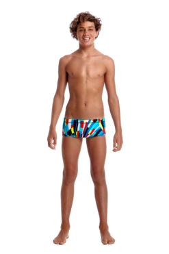 Schwimmbekleidungs Geschäft -Schwimmbekleidungs Geschäft Funky Trunks Trainer Jungen Chain Reaction Badehose 523 02