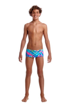Funky Trunks Trainer Jungen Frickin Laser Badehose -Schwimmbekleidungs Geschäft Funky Trunks Trainer Jungen Glow Rider Badehose 521 02