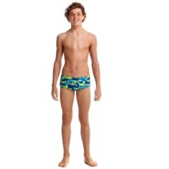 Schwimmbekleidungs Geschäft -Schwimmbekleidungs Geschäft Funky Trunks Trainer Jungen Magnum Pi Badehose 140 02