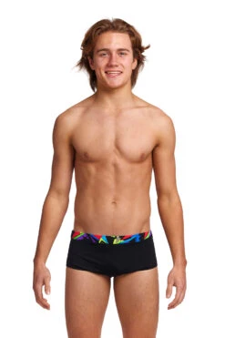 Schwimmbekleidungs Geschäft -Schwimmbekleidungs Geschäft Funky Trunks Trainer Jungen Nerds Badehose 866 02