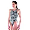 Maru Damen Badeanzug Zebra Sparkle Tek Back Glänzend -Schwimmbekleidungs Geschäft Maru Badeanzug Zebra Sparkle Tek Back glaenzend 237 01