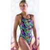 Maru Damen Badeanzug GRAFFITI Splish Back -Schwimmbekleidungs Geschäft Maru Damen Badeanzug GRAFFITI Splish Back 765 01