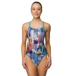 Maru Damen Badeanzug High Rise Sparkle