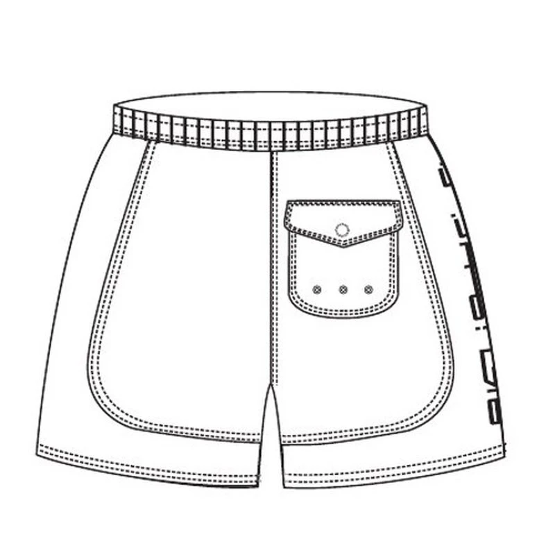 Maru Herren Badeshort SONAR 17" Red 4 Maru Herren Badeshort SONAR 17" Red – Bild 2