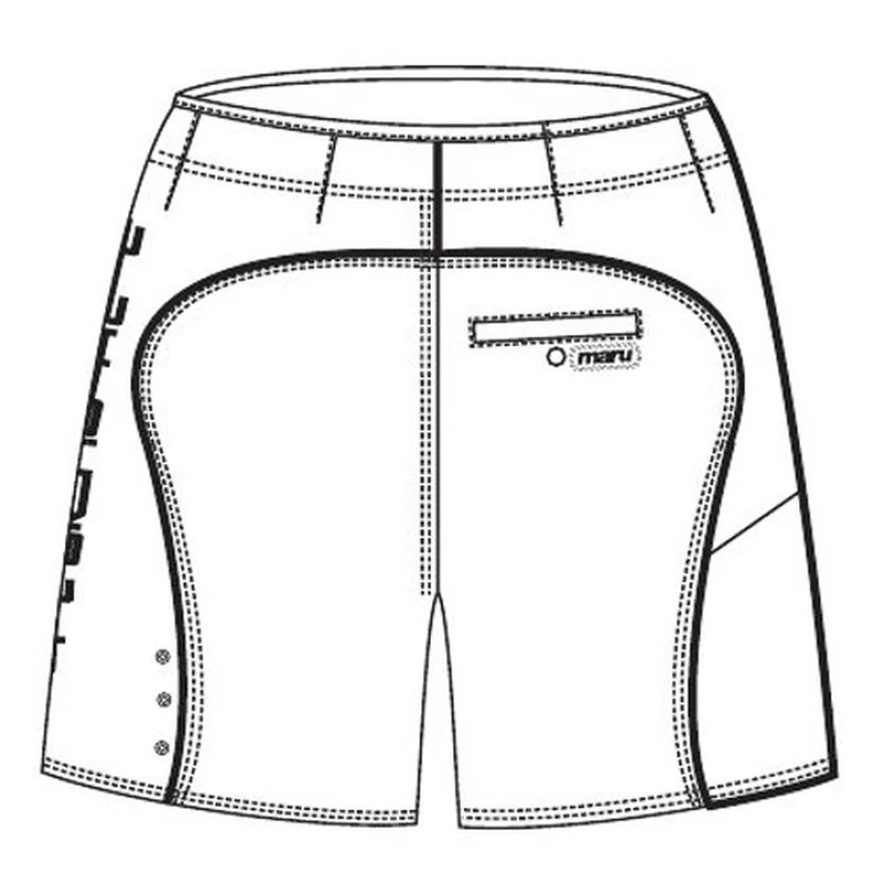 Maru Herren Badeshort SONAR 21" Denim 4 Maru Herren Badeshort SONAR 21" Denim – Bild 2