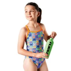 Maru Mädchen Badeanzug PAPILLON Schmale Träger