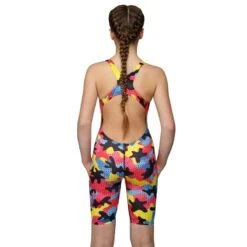 Maru Mädchen Badeanzug Mit Bein CAMO -Schwimmbekleidungs Geschäft Maru Maedchen Badeanzug mit Bein CAMO 345 02