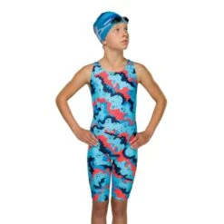 Maru Mädchen Badeanzug Mit Bein MERCURY RISING