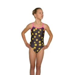 Maru Mädchen Badeanzug JEANIUS Smiley