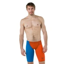Speedo LZR Racer Elite 2 Jammer Orange-blue -Schwimmbekleidungs Geschäft Speedo LZR Racer Elite 2 Jammer magenta fluo orange 791 03