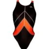 YINGFA Wettkampfanzug Speedsuit Schwarz/orange -Schwimmbekleidungs Geschäft YINGFA Wettkampfanzug Speedsuit schwarzorange 301 01
