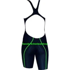 Yingfa Kneeskin Women Schwarz/grün Wettkampf Schwimmanzug -Schwimmbekleidungs Geschäft Yingfa Kneeskin Women schwarzgruen Wettkampf Schwimmanzug 305 02