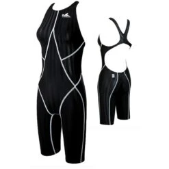 Yingfa Kneeskin Women Schwarz/weiß Wettkampf Schwimmanzug