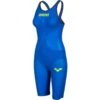 Arena Carbon Air 2 Wettkampfanzug Electric Blue Offener Rücken -Schwimmbekleidungs Geschäft arena Carbon Air 2 Wettkampfanzug black black gold offener Ruecken 75 01
