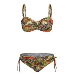 Zebra In Paradise Bandeau-Bikini