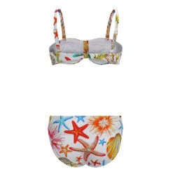 Seashell Bay Bandeau-Bikini -Schwimmbekleidungs Geschäft bandeau bikini seashell bay fuerstenberg fashion muscheln bunt 28450448 67 2