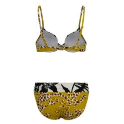 Santorini Sun Schalen-Bikini -Schwimmbekleidungs Geschäft bikini gelb weiss schwarz fuerstenberg santorini 278 50446 7